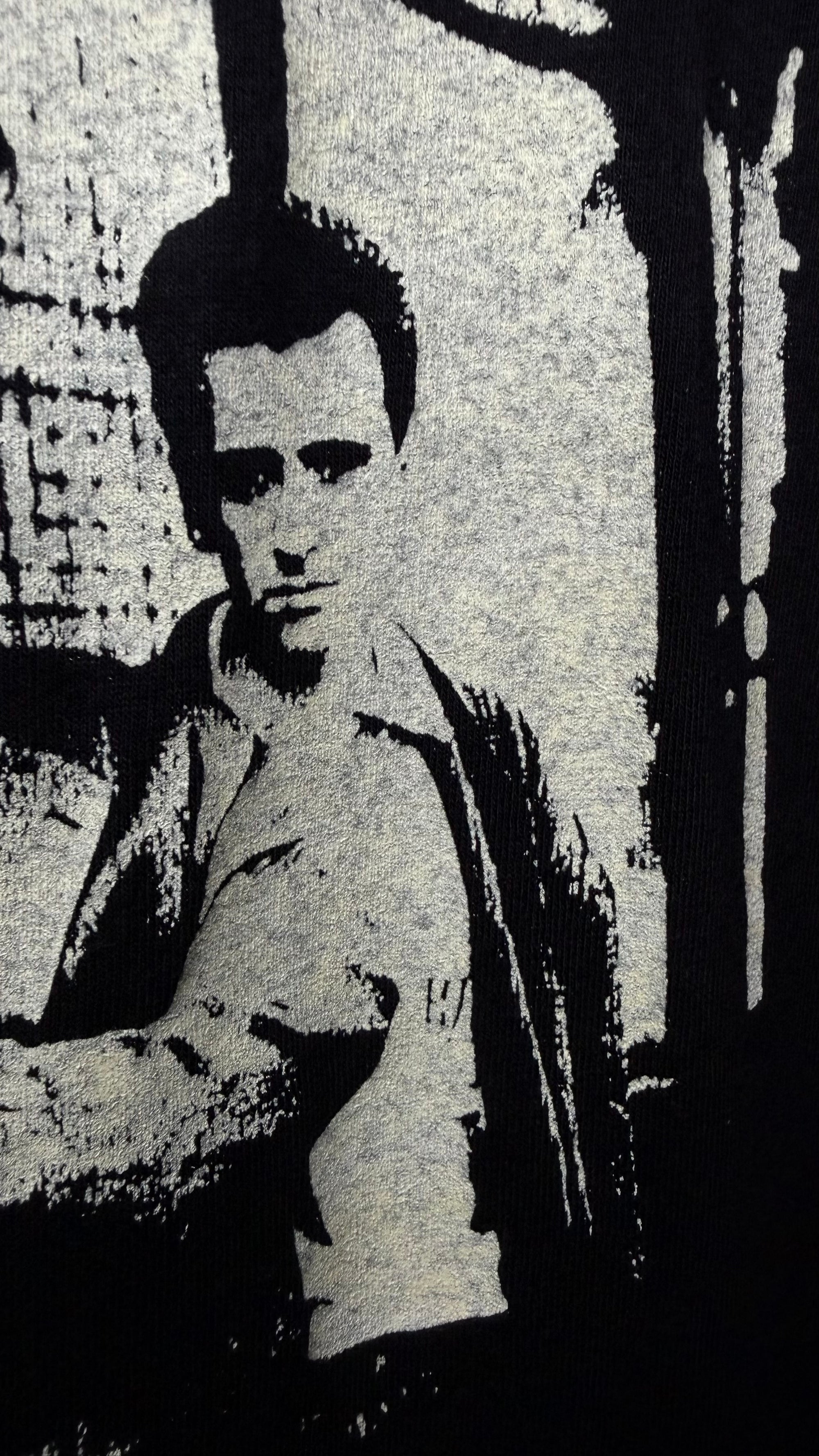 THE SMITHS ALBERT FINNEY SHOP B&W PORTRAIT TEE