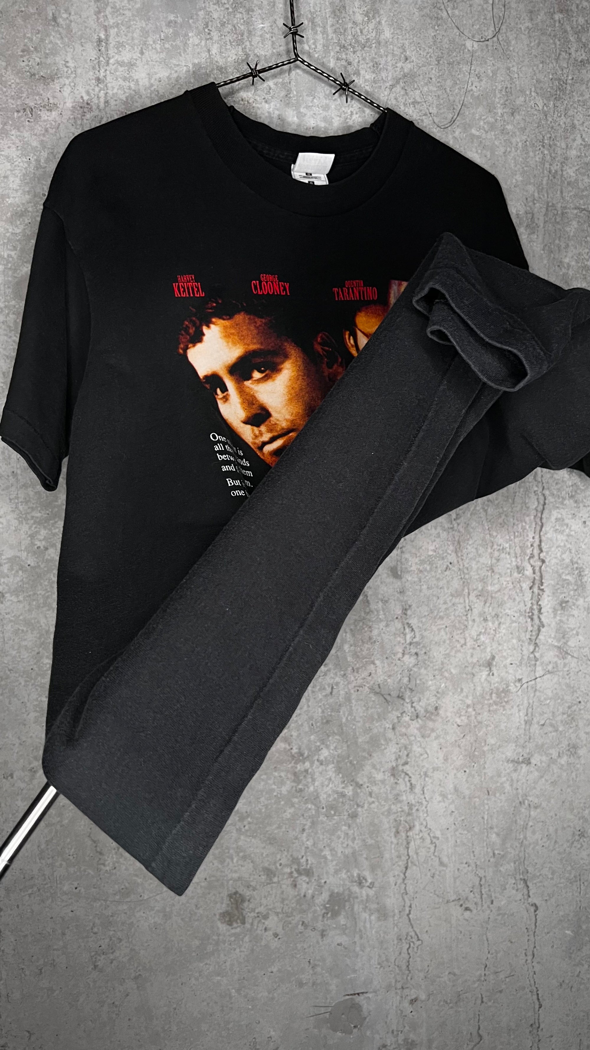 FROM DUSK TILL DAWN POSTER PRINT MOVIE TEE | QUENTIN TARANTINO & GEORGE CLOONEY