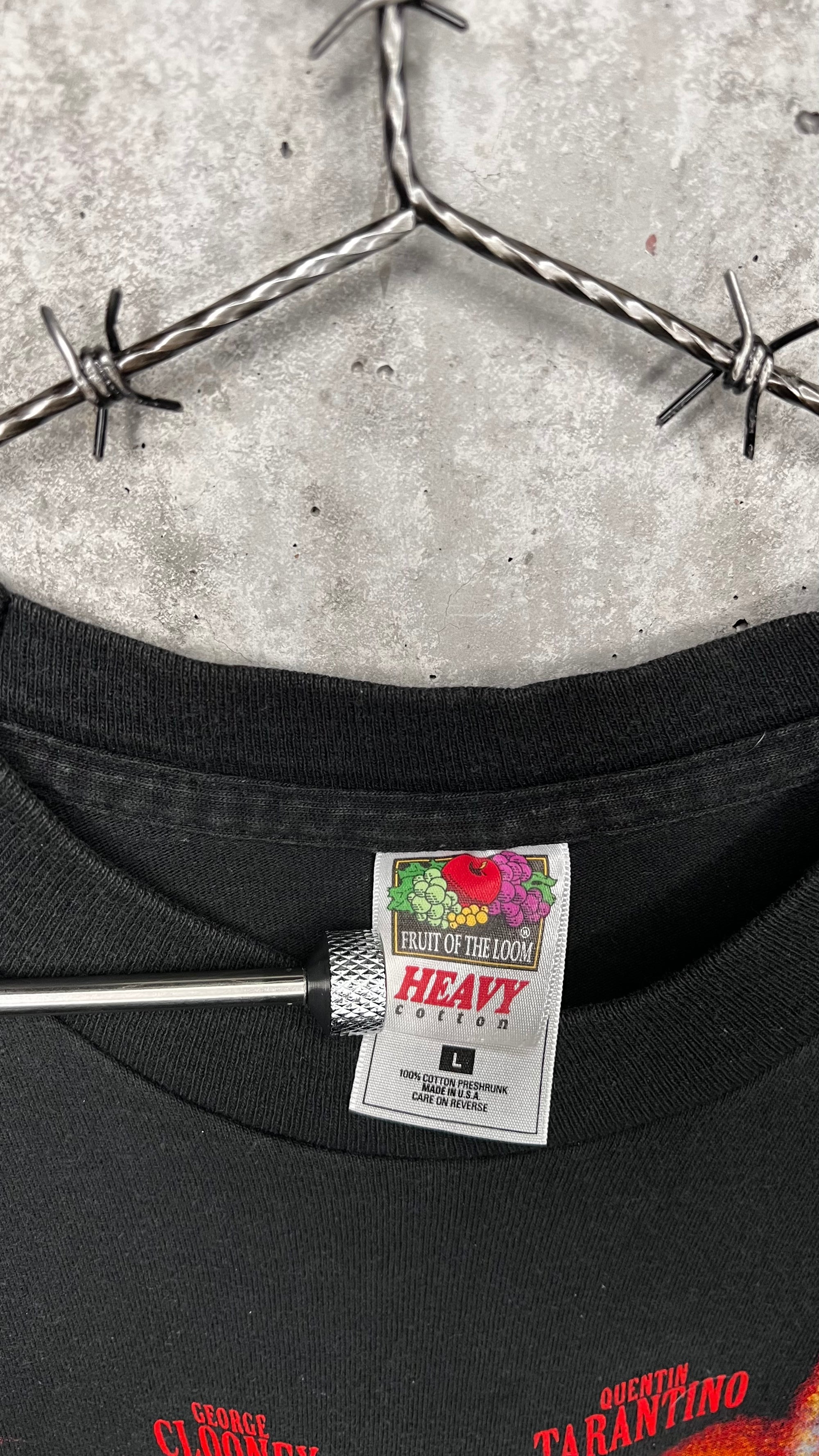 FROM DUSK TILL DAWN POSTER PRINT MOVIE TEE | QUENTIN TARANTINO & GEORGE CLOONEY