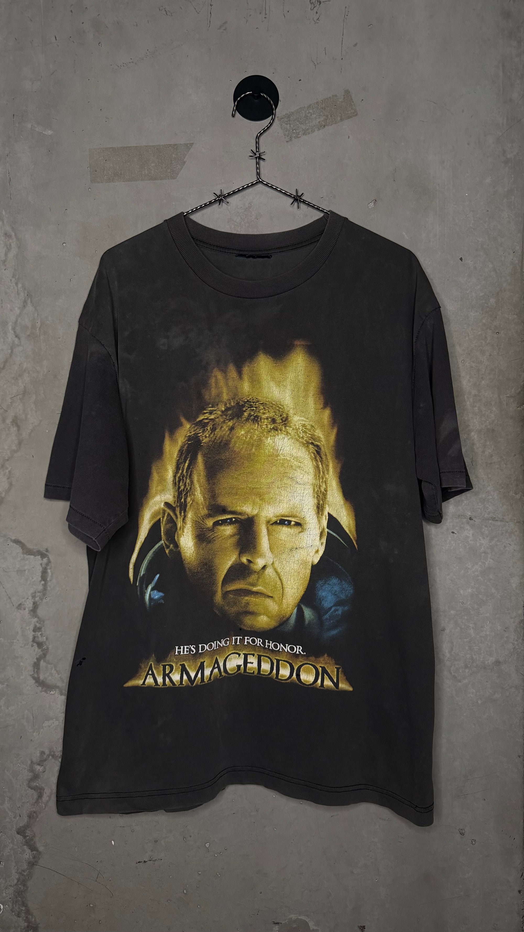 ARMAGEDDON MOVIE TEE | BIG FACE BRUCE WILLIS