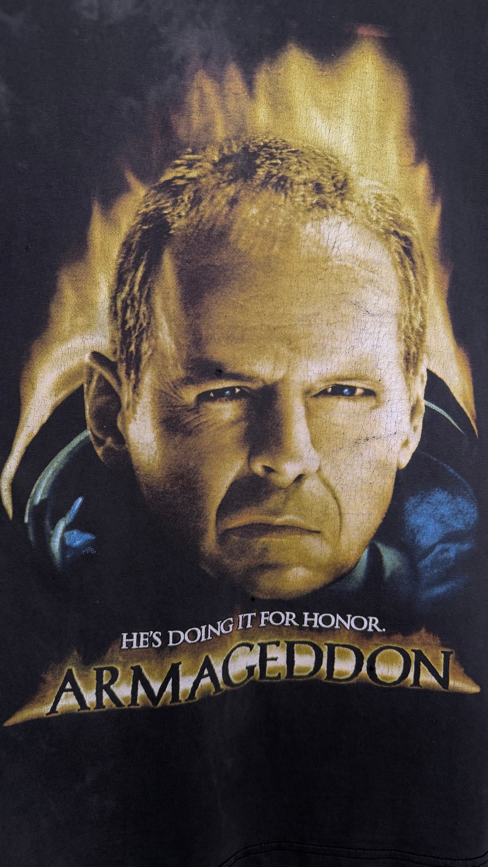 ARMAGEDDON MOVIE TEE | BIG FACE BRUCE WILLIS