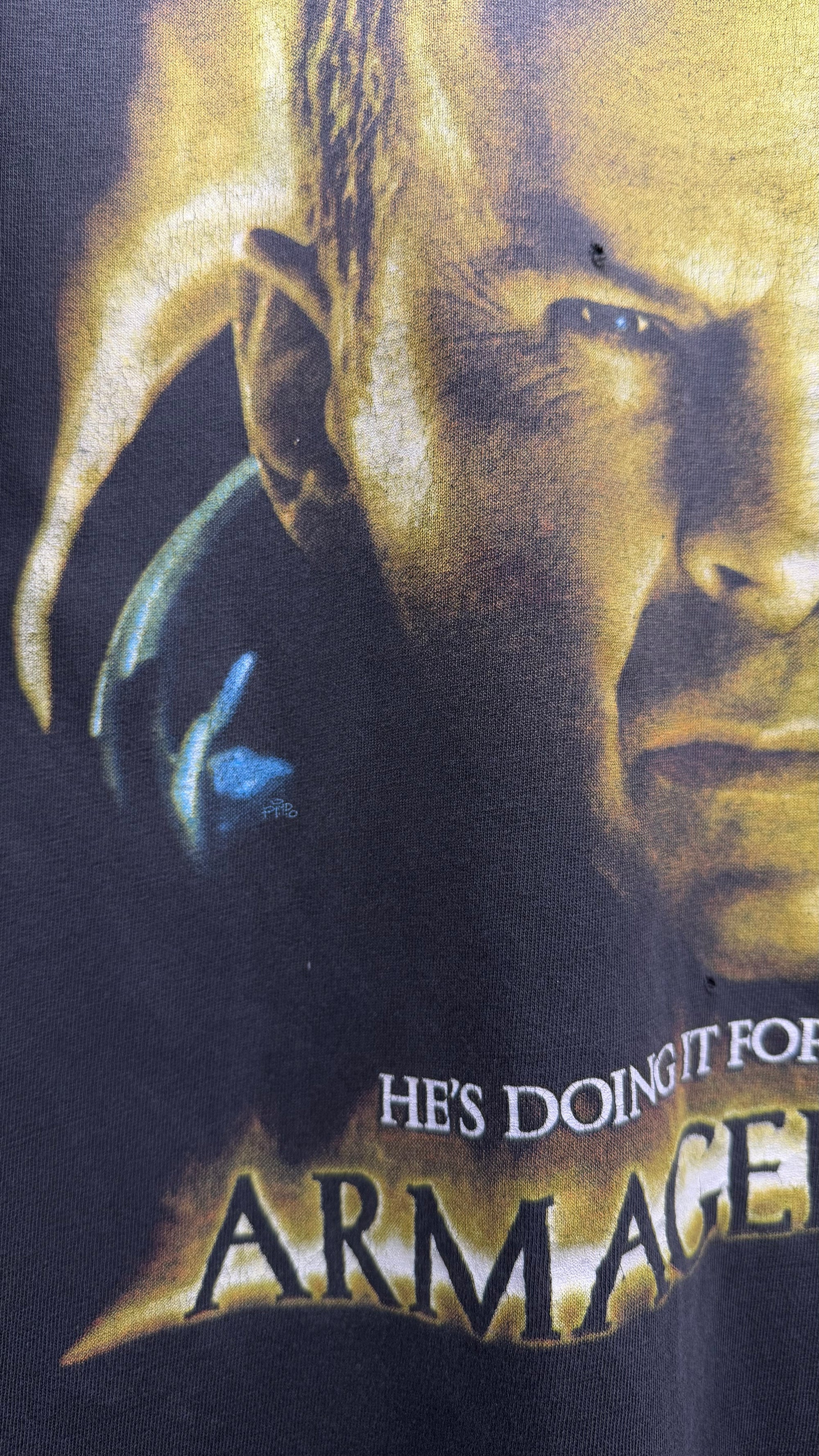 ARMAGEDDON MOVIE TEE | BIG FACE BRUCE WILLIS
