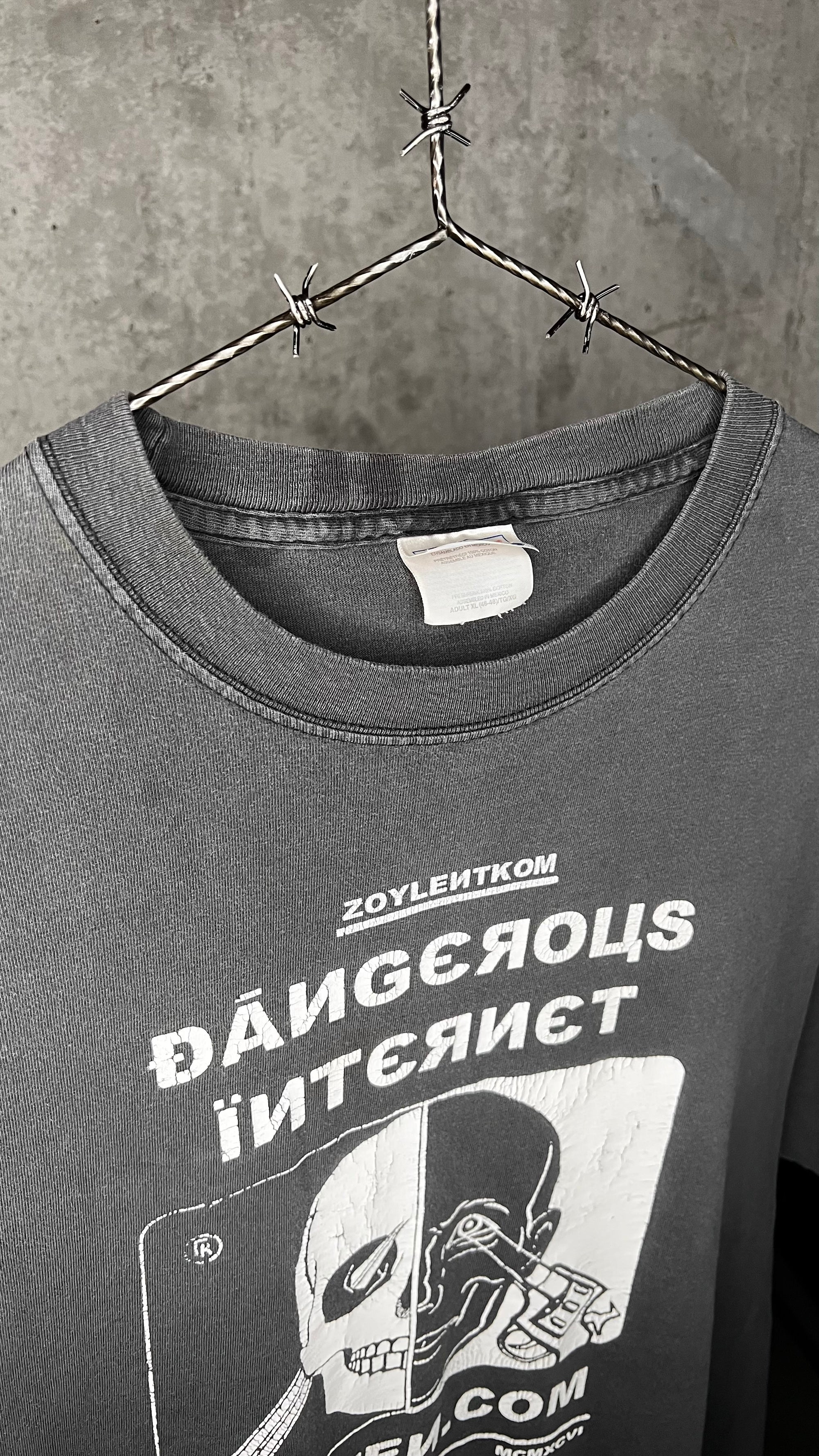 ROTTEN.COM RARE 1996 DANGEROUS INTERNET OFFICIAL MERCH TEE | FADER