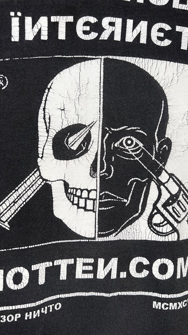 ROTTEN.COM RARE 1996 DANGEROUS INTERNET OFFICIAL MERCH TEE | FADER