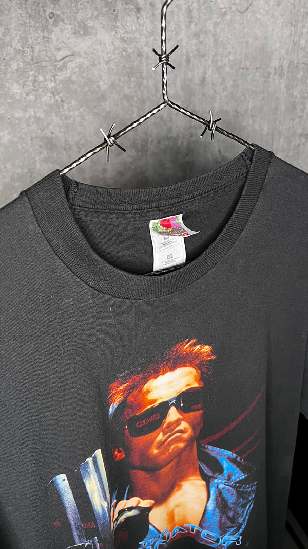 THE TERMINATOR POSTER PRINT TEE | ‘I’LL BE BACK’ | RARE BIG FAVE ARNOLD SCHWARZENEGGER