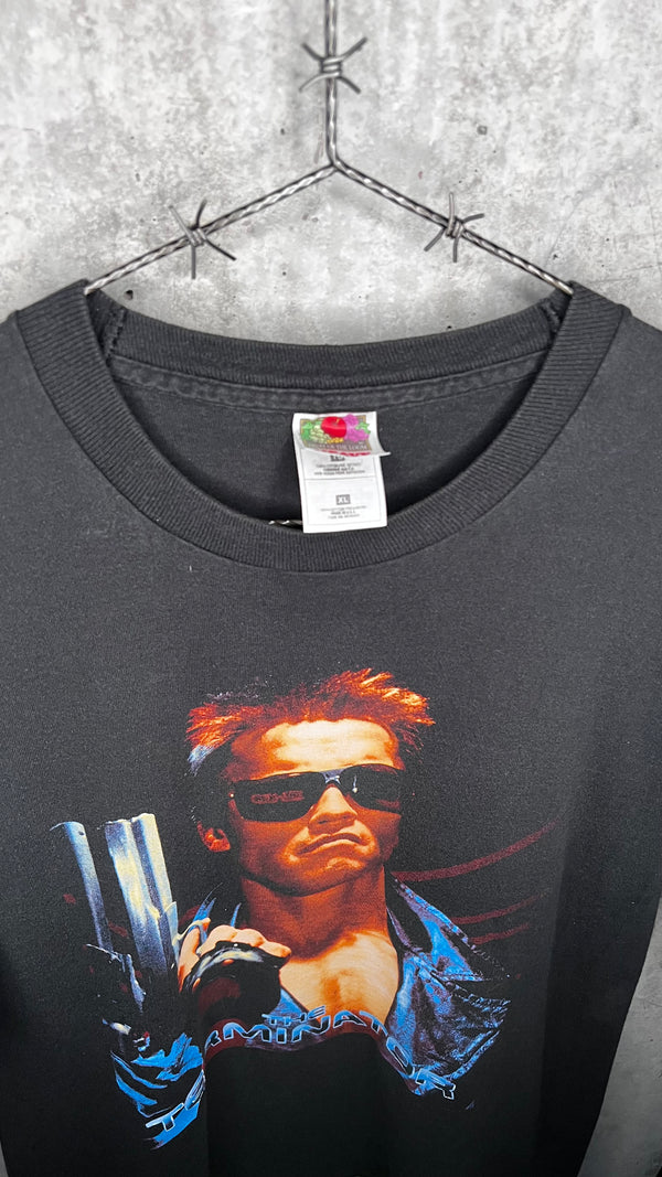 THE TERMINATOR POSTER PRINT TEE | ‘I’LL BE BACK’ | RARE BIG FAVE ARNOLD SCHWARZENEGGER