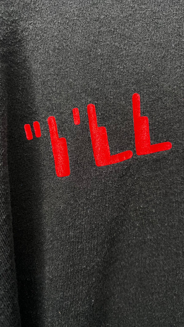 THE TERMINATOR POSTER PRINT TEE | ‘I’LL BE BACK’ | RARE BIG FAVE ARNOLD SCHWARZENEGGER