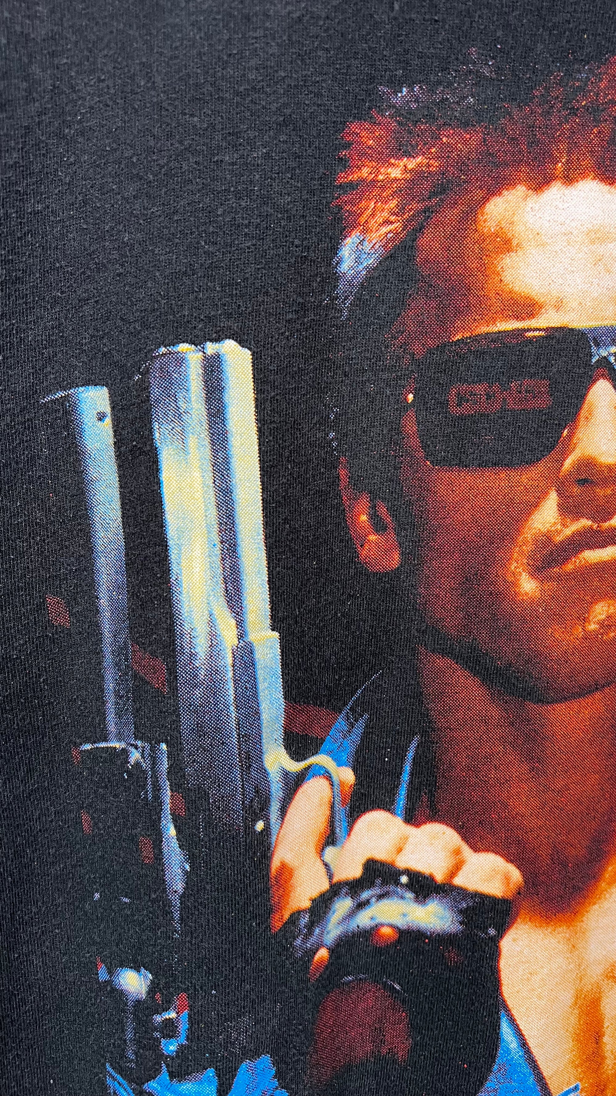 THE TERMINATOR POSTER PRINT TEE | ‘I’LL BE BACK’ | RARE BIG FAVE ARNOLD SCHWARZENEGGER