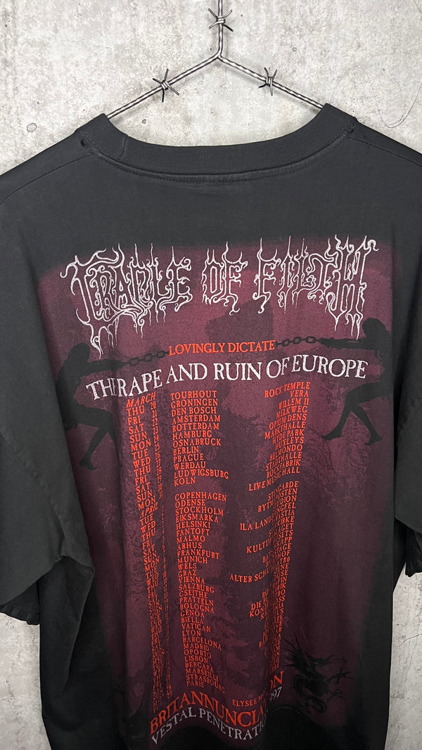 CRADLE OF FILTH THE RAPE AND RUIN OF EUROPE TEE | BRITANNUNCIATION VESTAL PENETRATION