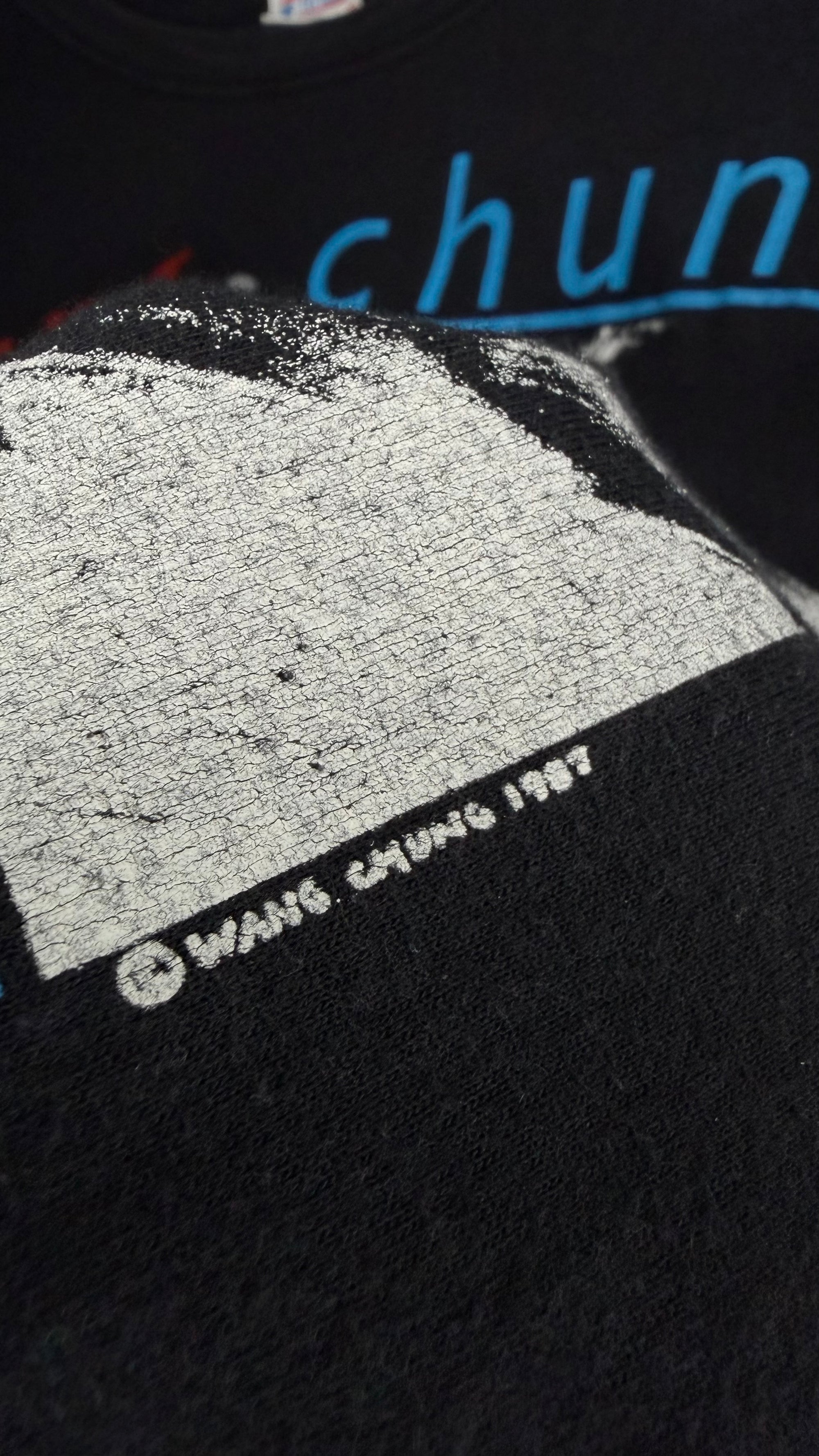 WANG CHUNG MOSAIC TEE | ‘EVERYBODY HAVE FUN TONIGHT’ BACK HIT