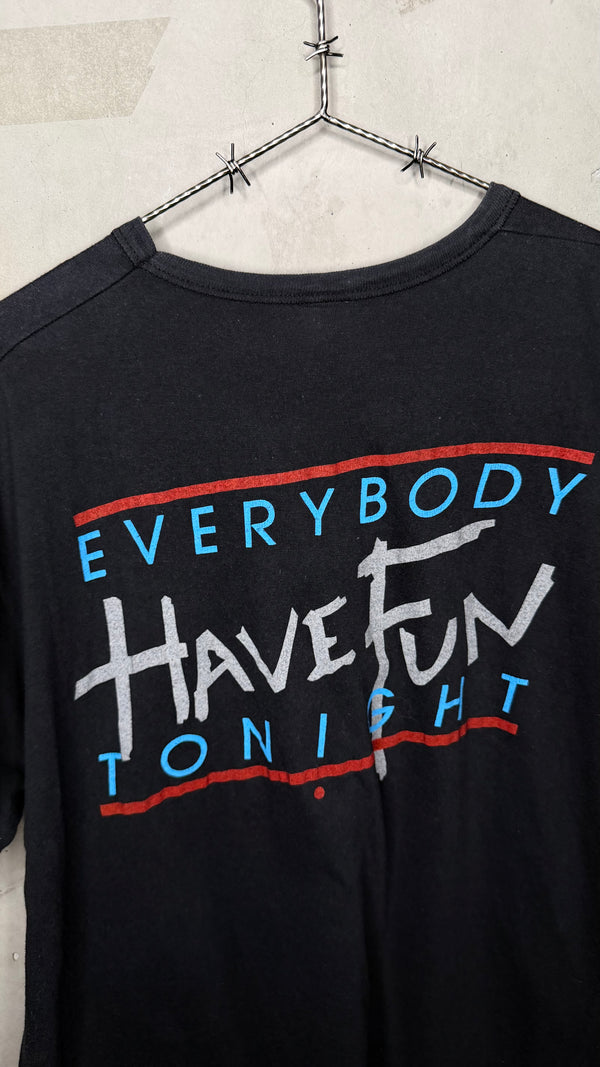 WANG CHUNG MOSAIC TEE | ‘EVERYBODY HAVE FUN TONIGHT’ BACK HIT