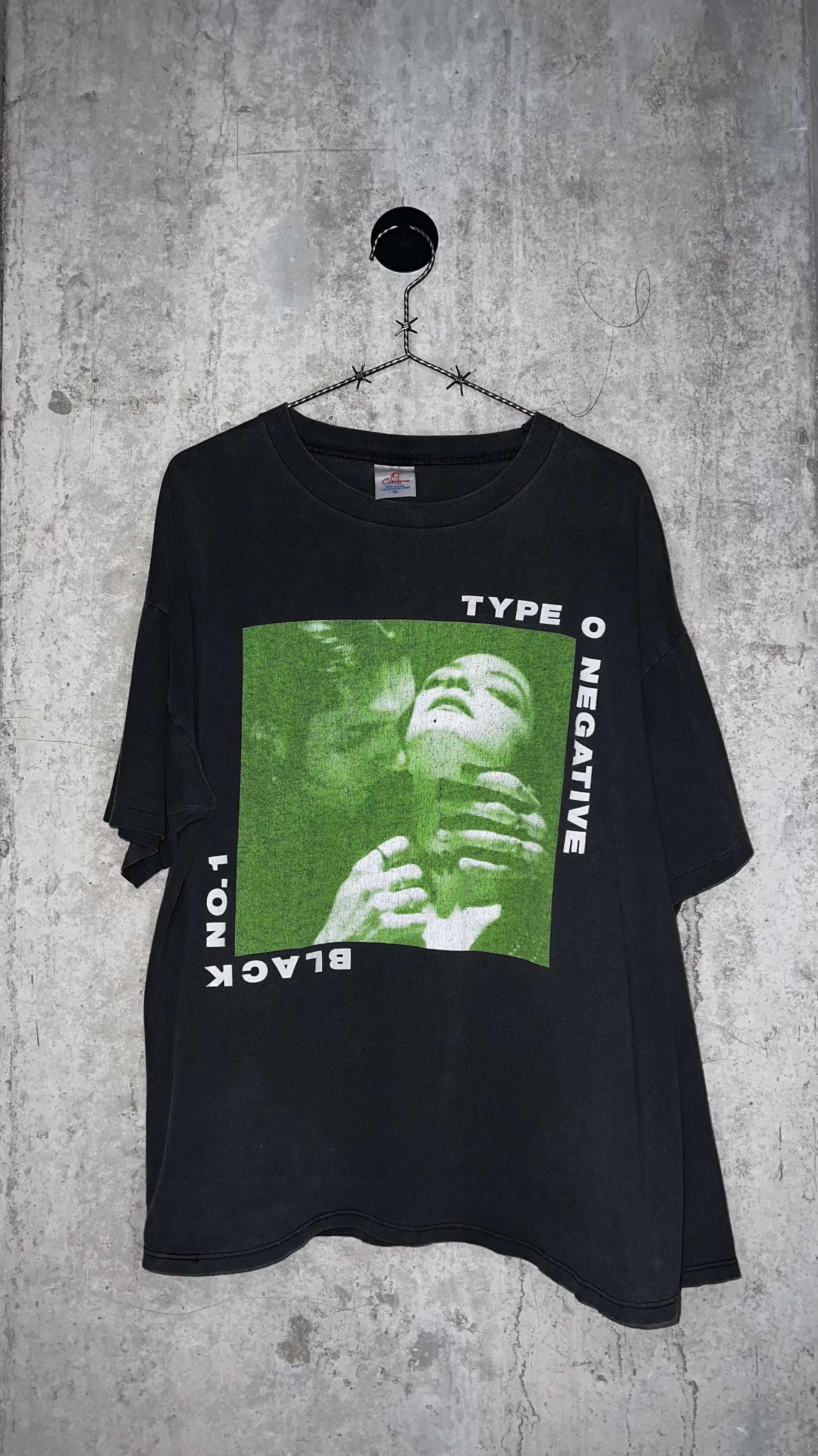 TYPE O NEGATIVE BLACK NO. 1 TEE | FIRST PRINT DESIGNED BY PETER STEELE