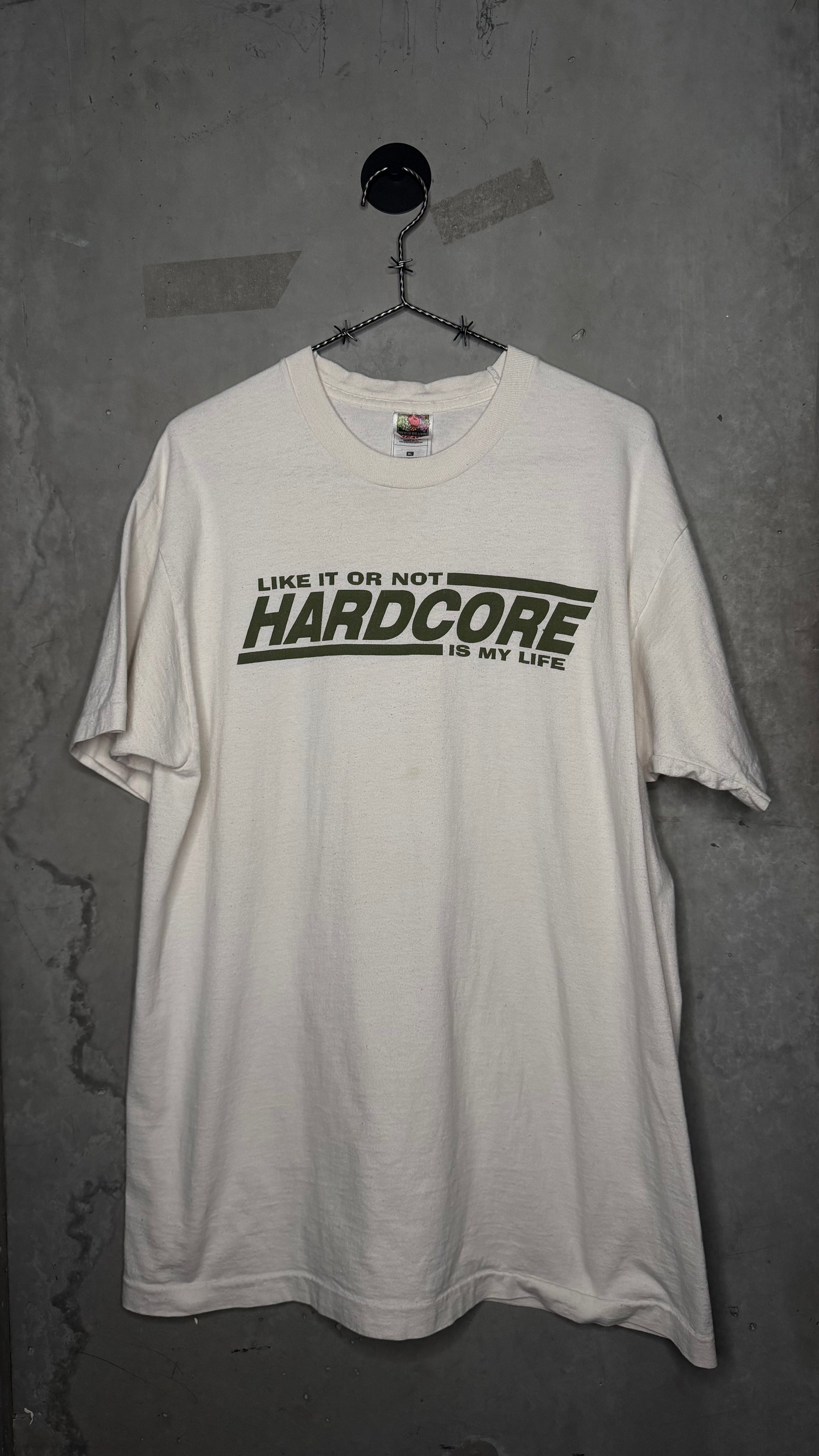 ‘LIKE IT OR NOT HARDCORE IS MY LIFE’ TEE