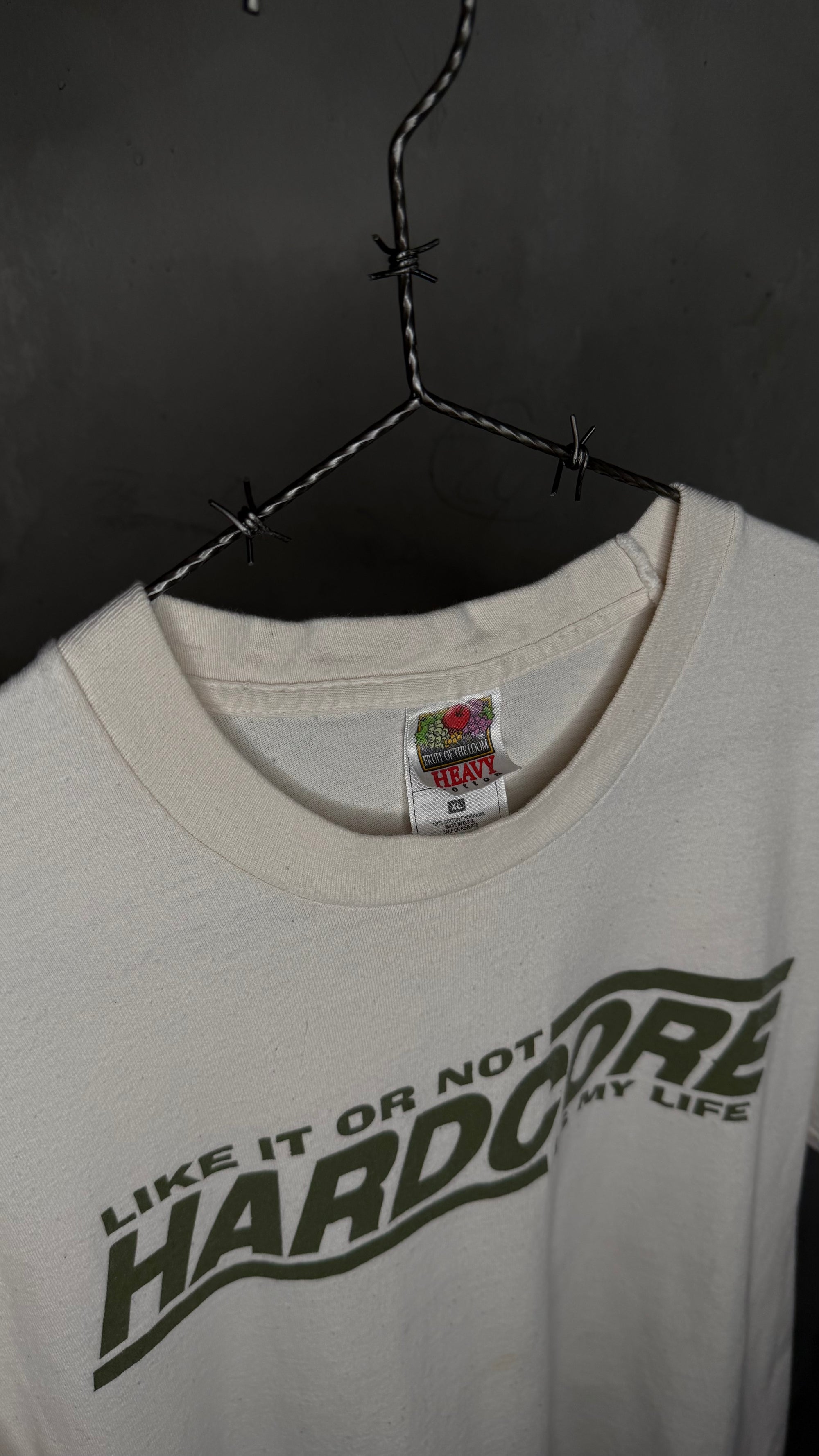 ‘LIKE IT OR NOT HARDCORE IS MY LIFE’ TEE