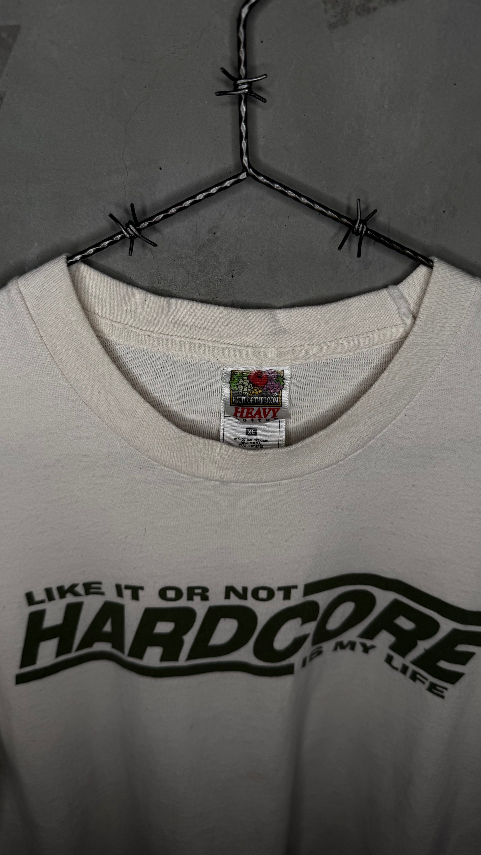 ‘LIKE IT OR NOT HARDCORE IS MY LIFE’ TEE