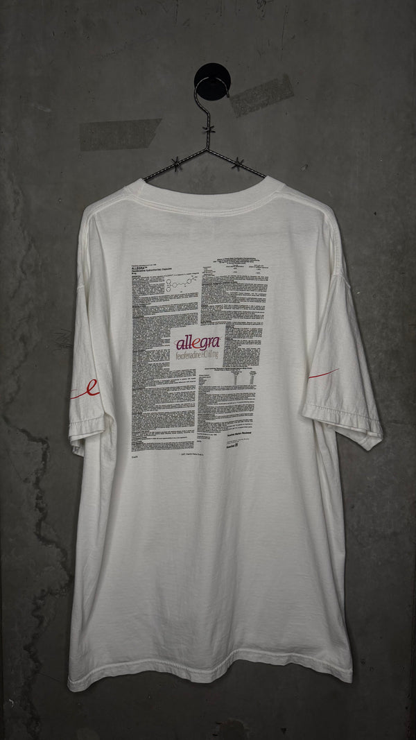 ALLEGRA PHARMACEUTICAL DRUG PROMO TEE