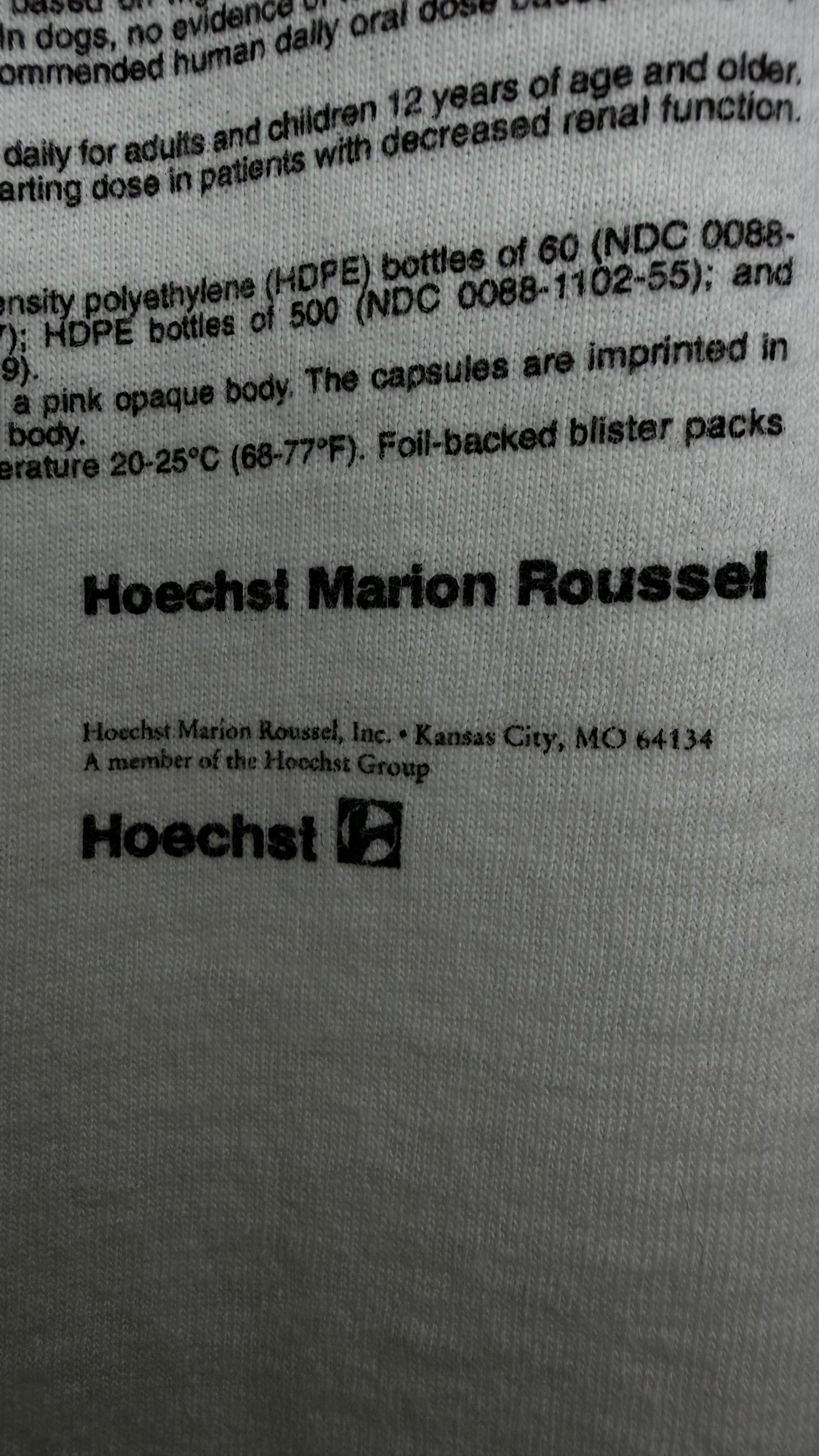 ALLEGRA PHARMACEUTICAL DRUG PROMO TEE