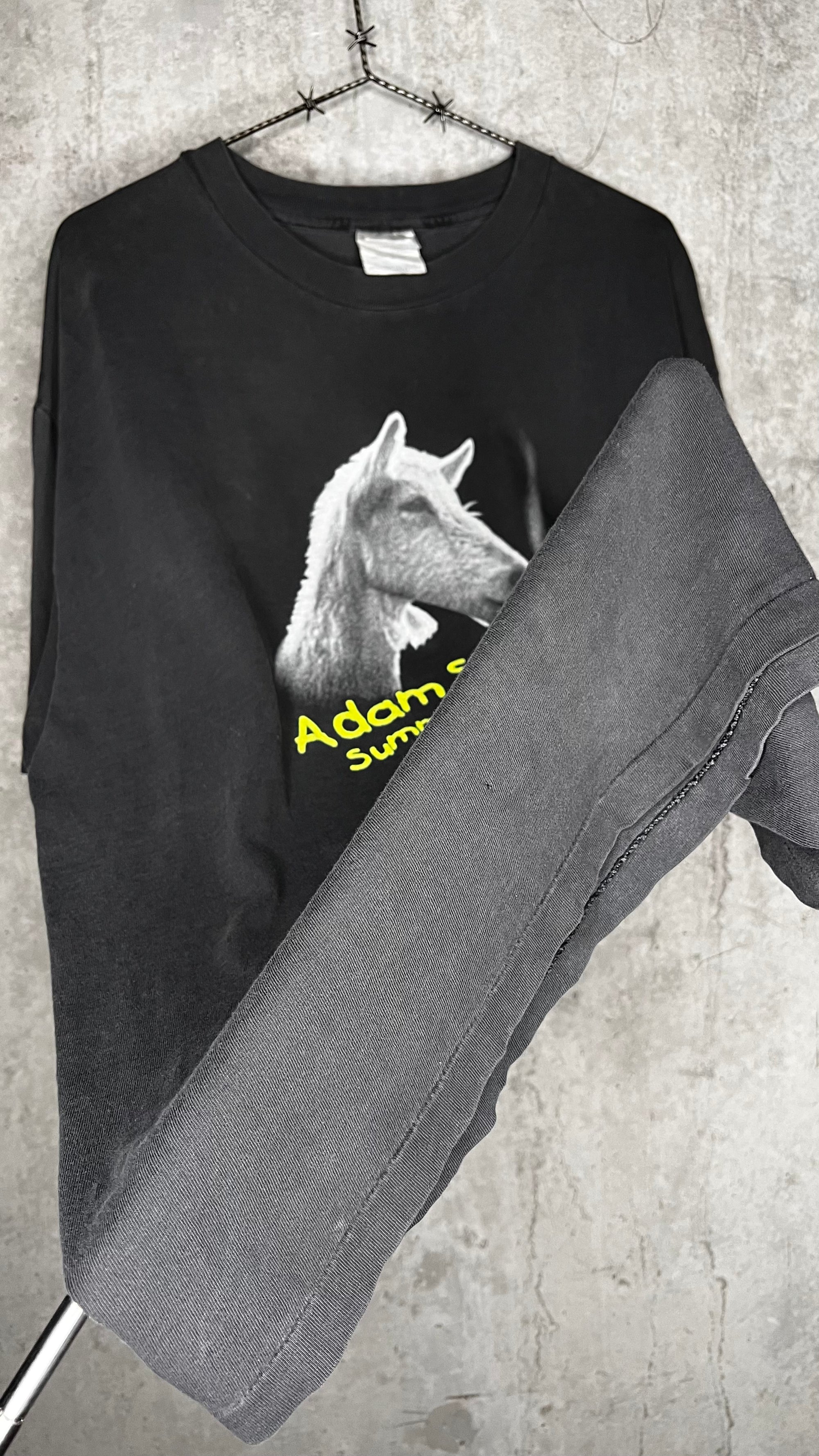 ADAM SANDLER SUMMER TOUR 96’ RARE VIDEO CREW TEE | SMOKING GOAT | ‘WHAT THE HELL HAPPENED TO ME’ STAND-UP TOUR HBO SPECIAL