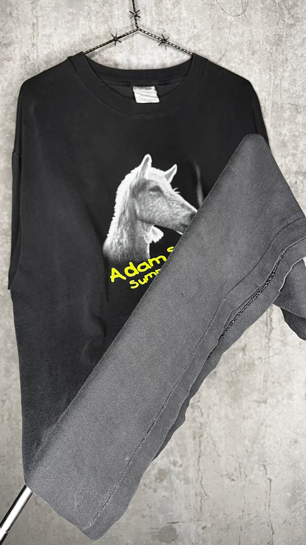 ADAM SANDLER SUMMER TOUR 96’ RARE VIDEO CREW TEE | SMOKING GOAT | ‘WHAT THE HELL HAPPENED TO ME’ STAND-UP TOUR HBO SPECIAL