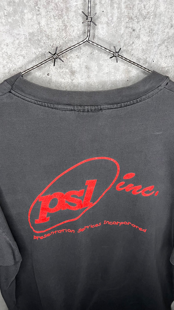 ADAM SANDLER SUMMER TOUR 96’ RARE VIDEO CREW TEE | SMOKING GOAT | ‘WHAT THE HELL HAPPENED TO ME’ STAND-UP TOUR HBO SPECIAL