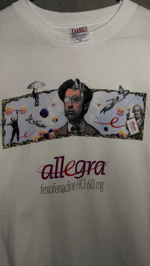 ALLEGRA PHARMACEUTICAL DRUG PROMO TEE