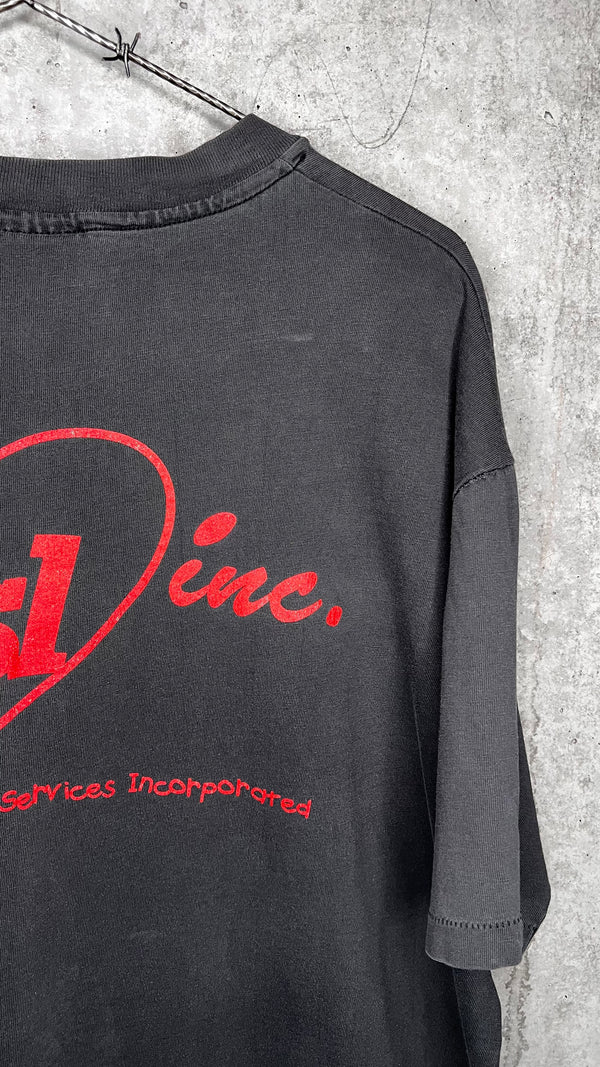 ADAM SANDLER SUMMER TOUR 96’ RARE VIDEO CREW TEE | SMOKING GOAT | ‘WHAT THE HELL HAPPENED TO ME’ STAND-UP TOUR HBO SPECIAL