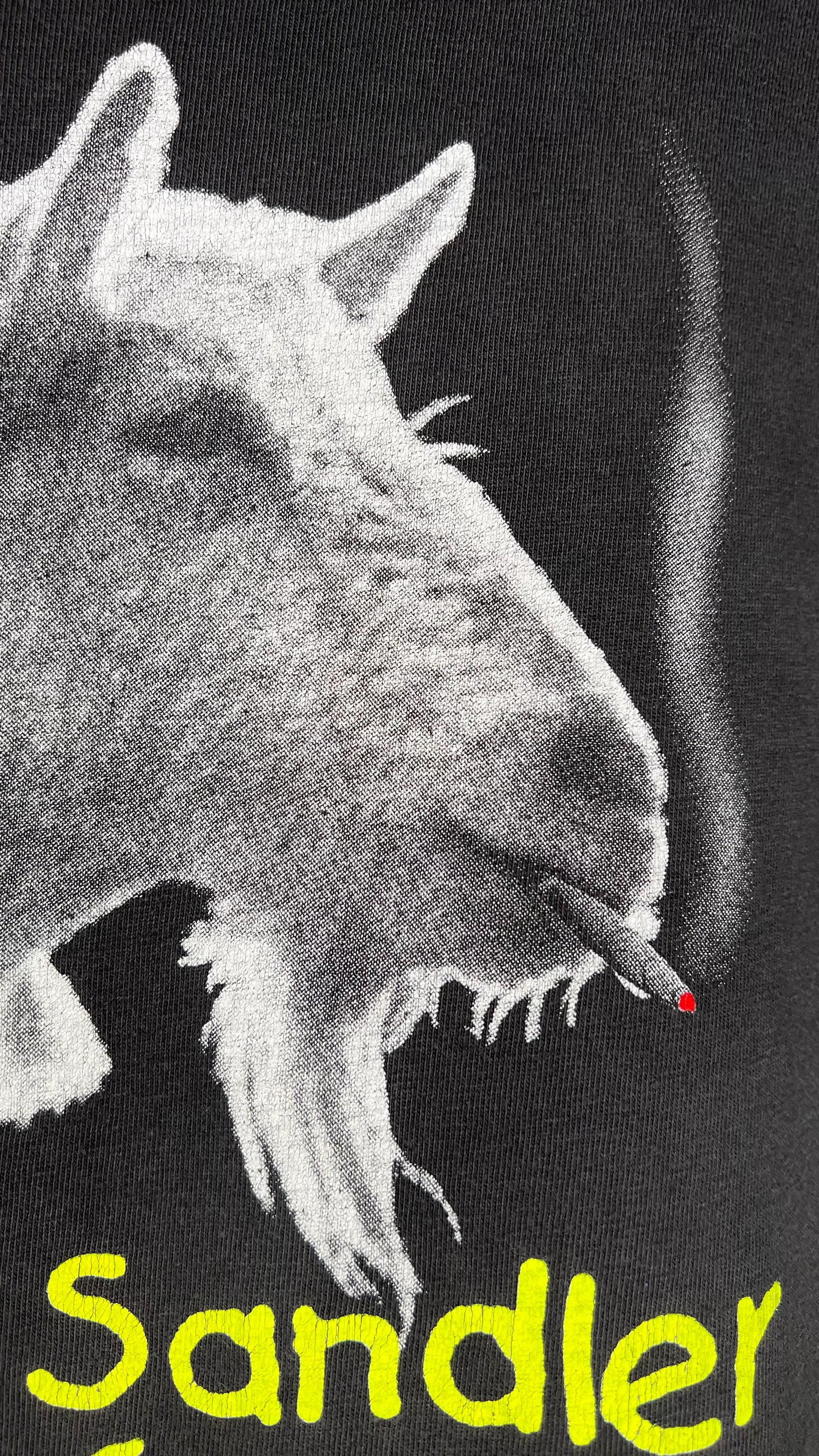 ADAM SANDLER SUMMER TOUR 96’ RARE VIDEO CREW TEE | SMOKING GOAT | ‘WHAT THE HELL HAPPENED TO ME’ STAND-UP TOUR HBO SPECIAL