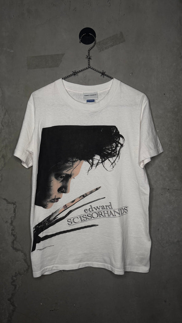EDWARD SCISSORHANDS BIG PRINT TEE | JOHNNY DEPP