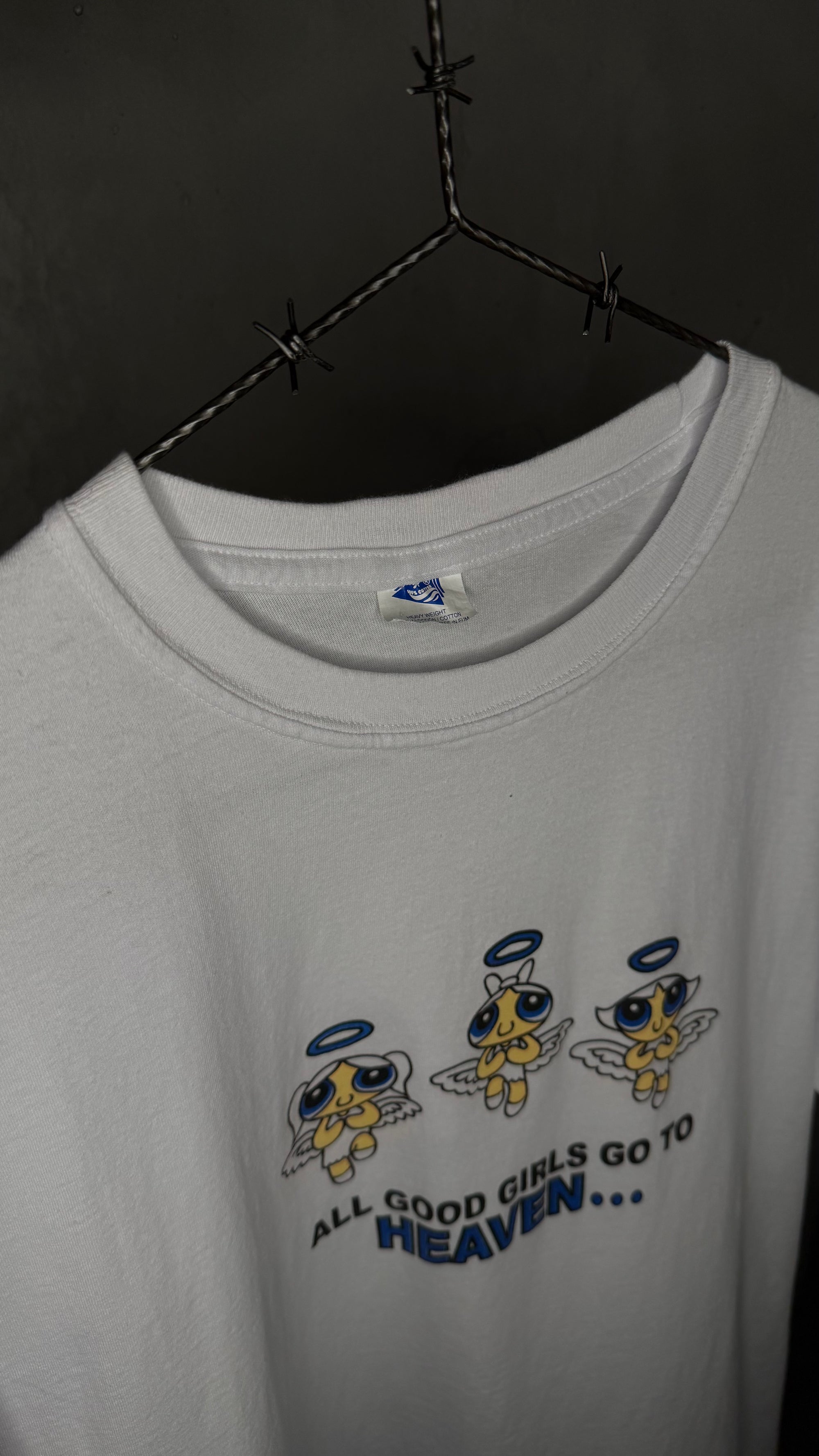 POWERPUFF GIRLS BOOTLEG TEE | ‘GOOD GIRLS GO TO HEAVEN… BAD GIRLS GO TO CANCUN’