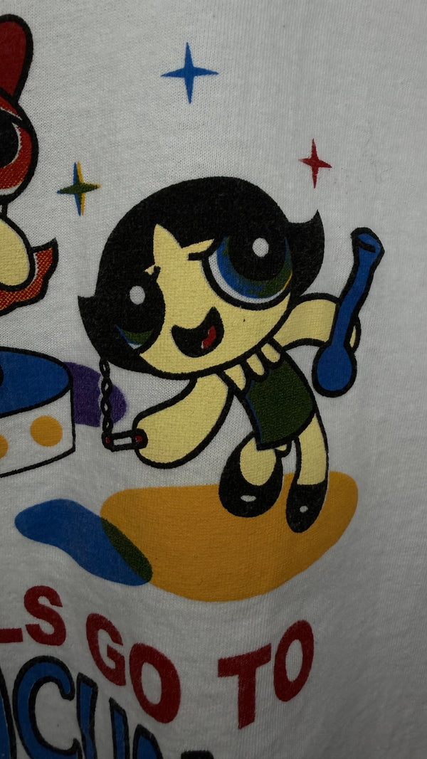 POWERPUFF GIRLS BOOTLEG TEE | ‘GOOD GIRLS GO TO HEAVEN… BAD GIRLS GO TO CANCUN’