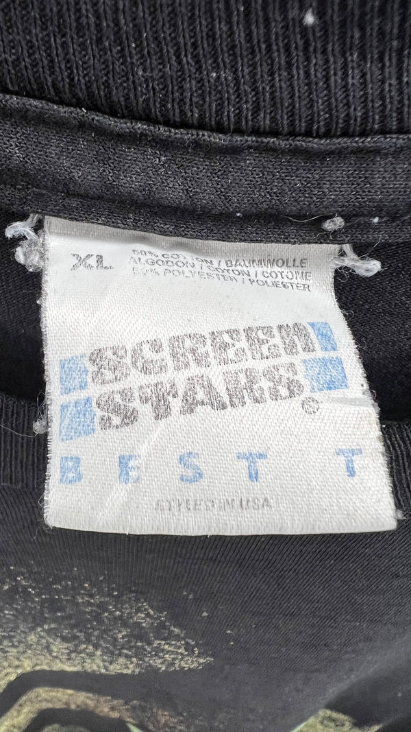 THE MASK EURO MOVIE PROMO TEE | BIG PRINT JIM CARREY FADER