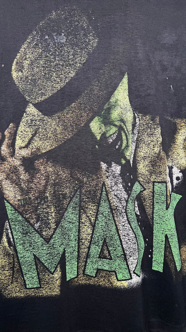 THE MASK EURO MOVIE PROMO TEE | BIG PRINT JIM CARREY FADER