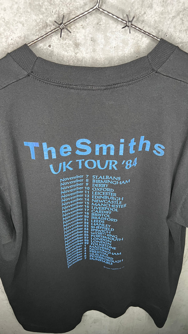 THE SMITHS 84’ HATFUL OF HOLLOW UK TOUR TEE | B&W BAND PORTRAIT