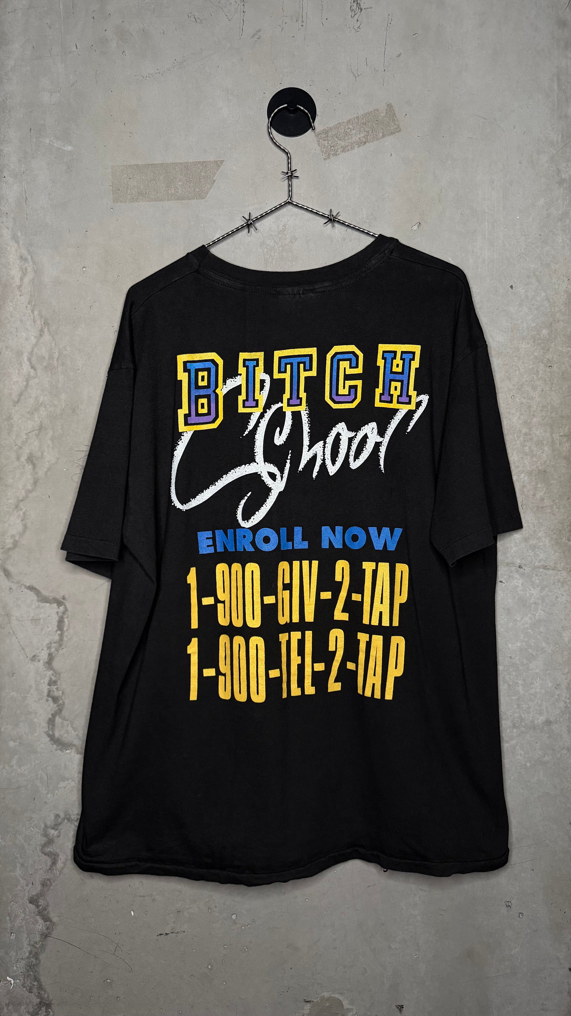 SPINAL TAP TEE | ‘BITCH SCHOOL, ENROLL NOW’