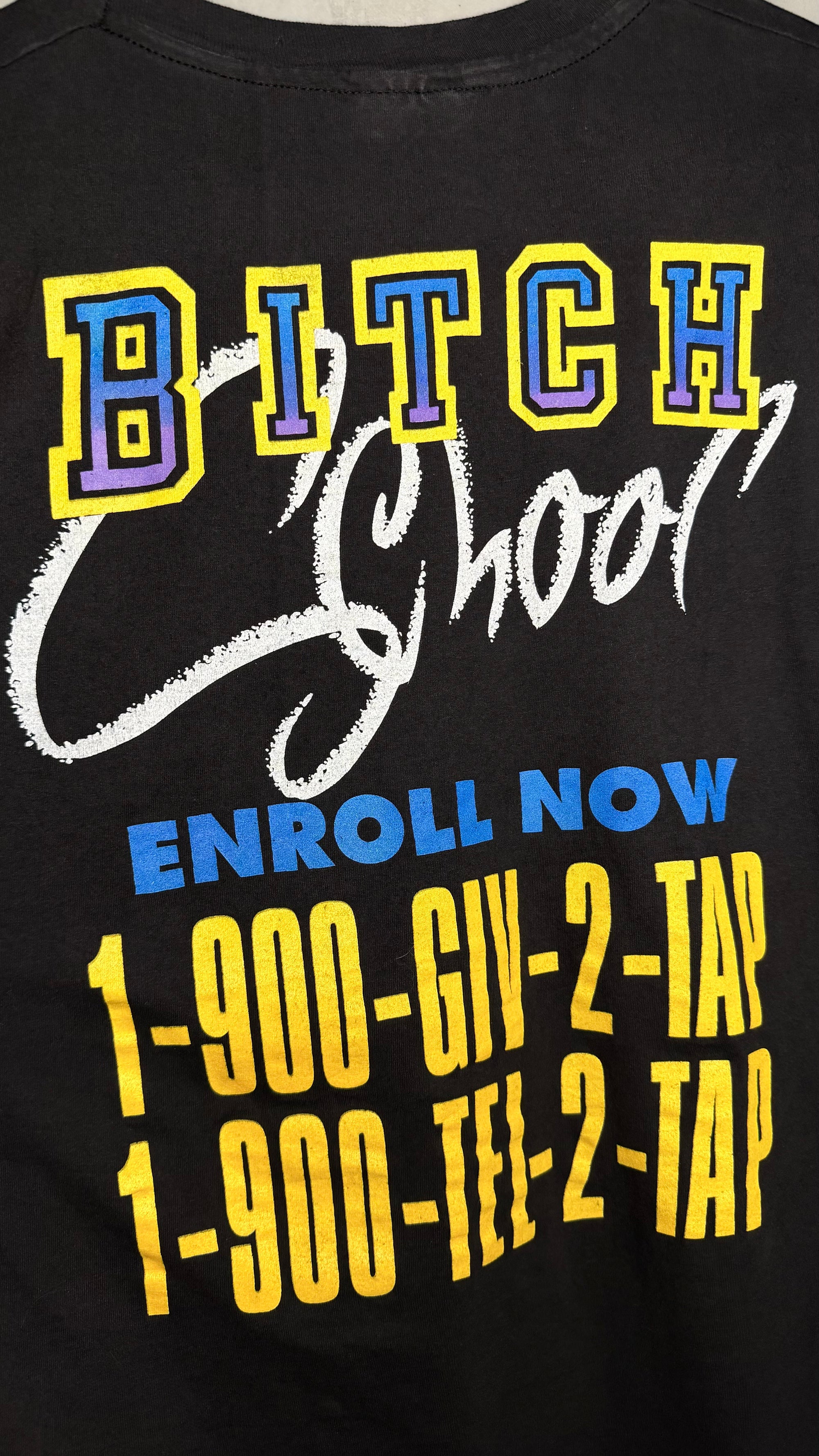 SPINAL TAP TEE | ‘BITCH SCHOOL, ENROLL NOW’