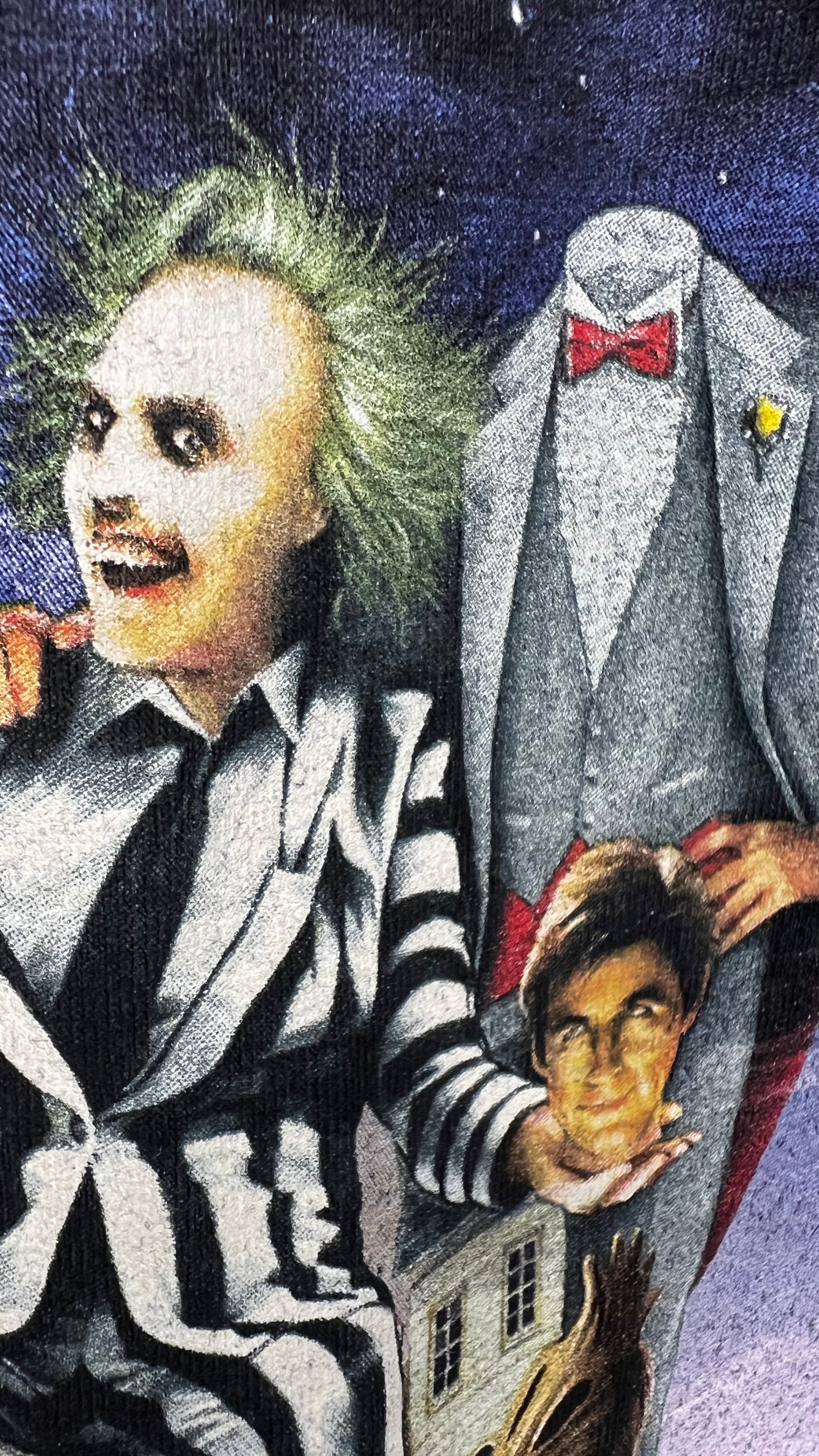 BEETLEJUICE POSTER PRINT MOVIE TEE | TIM BURTON | MICHAEL KEATON | WINONA RYDER