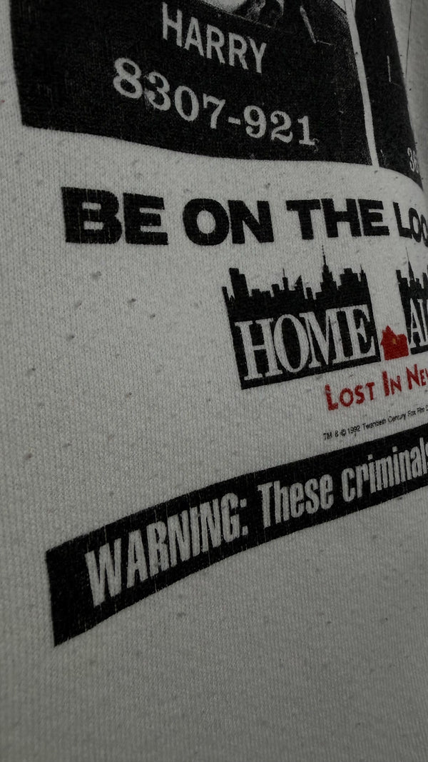 HOME ALONE 2: LOST IN NEW YORK PROMO CREWNECK | WET BANDITS MUG SHOTS | BE ON THE LOOKOUT