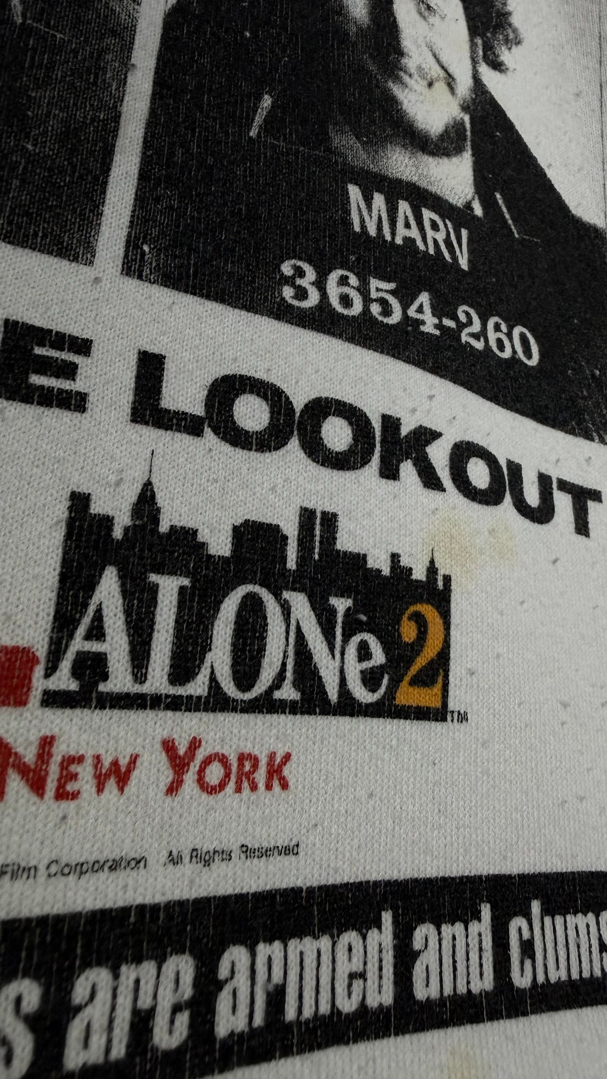 HOME ALONE 2: LOST IN NEW YORK PROMO CREWNECK | WET BANDITS MUG SHOTS | BE ON THE LOOKOUT