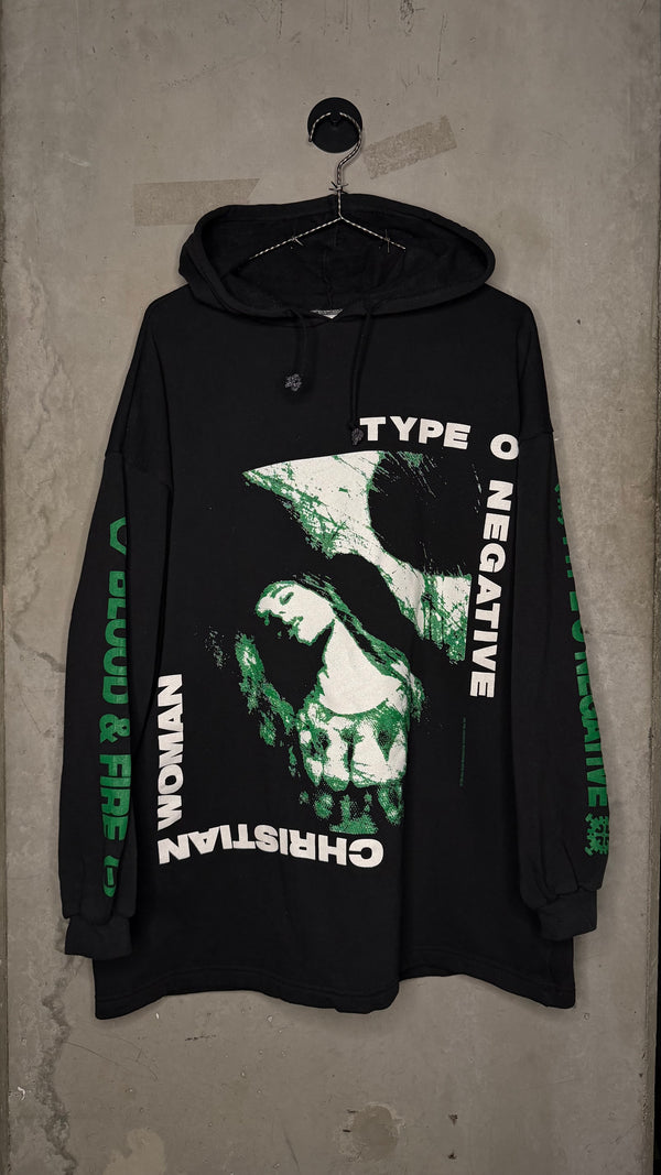TYPE O NEGATIVE CHRISTIAN WOMAN HOODIE | EURO BIG PRINT