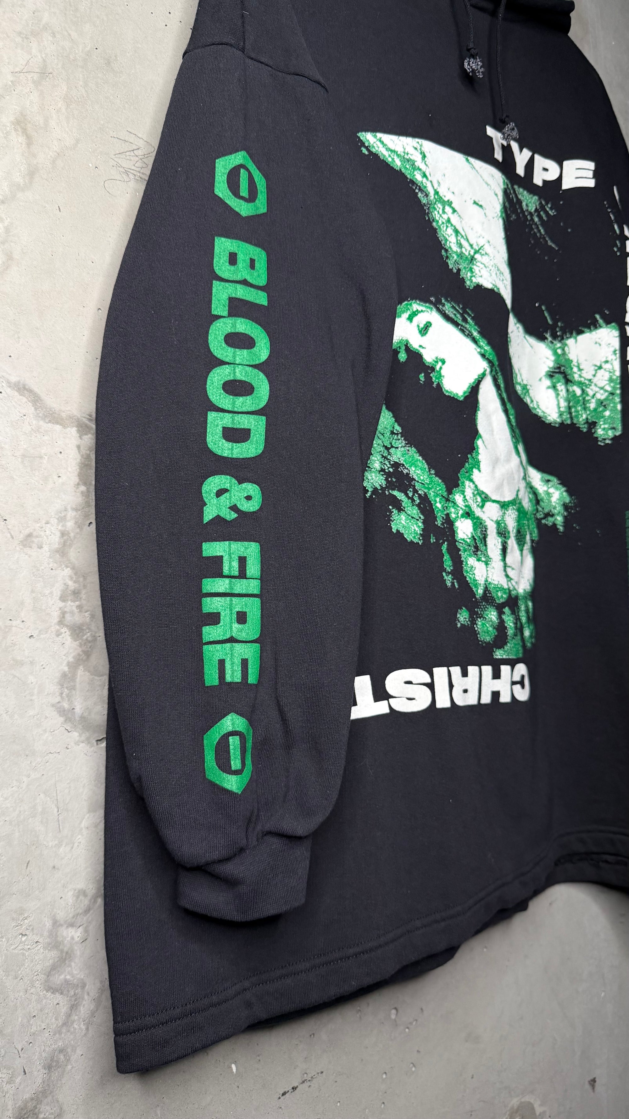 TYPE O NEGATIVE CHRISTIAN WOMAN HOODIE | EURO BIG PRINT