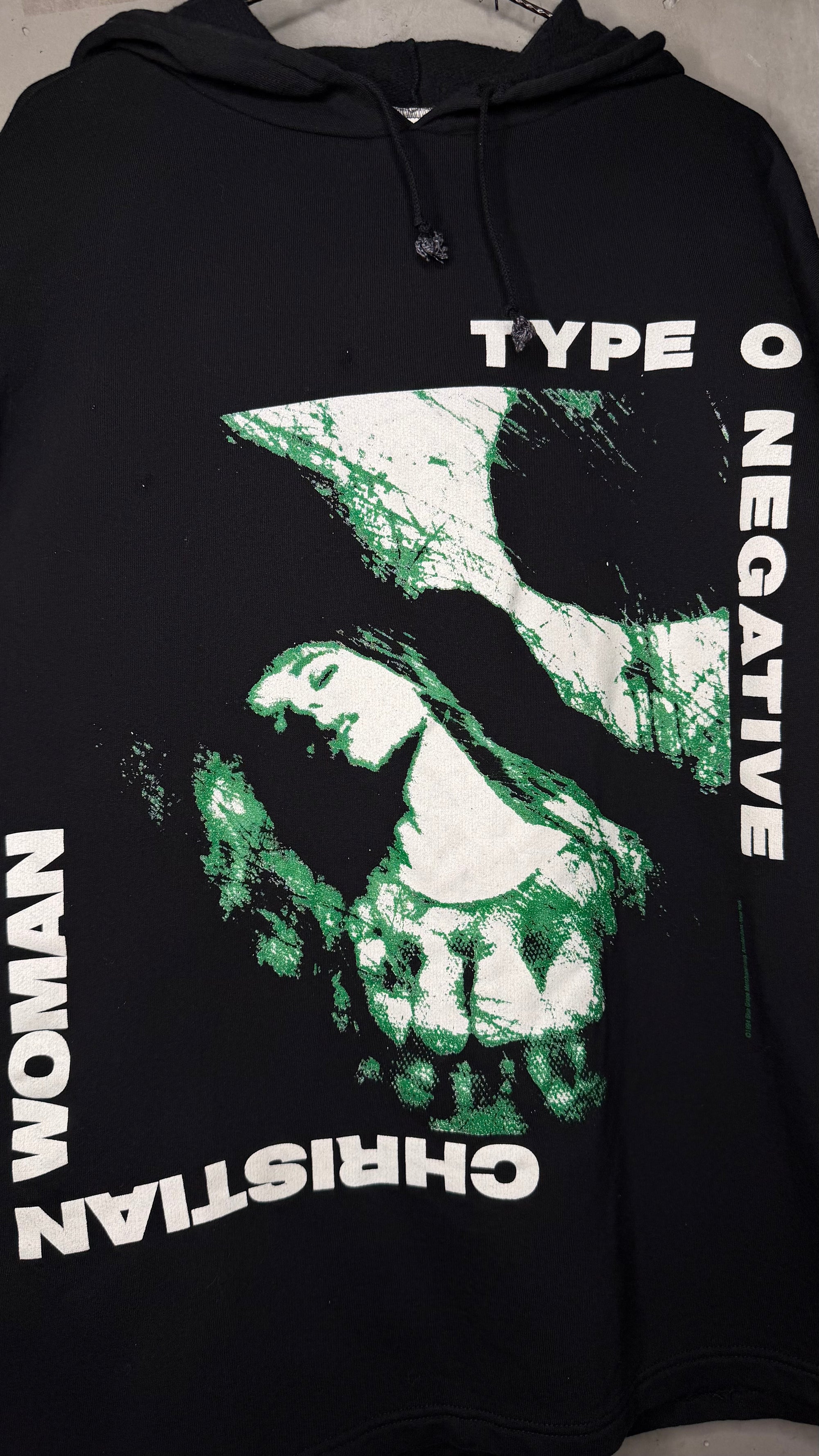 TYPE O NEGATIVE CHRISTIAN WOMAN HOODIE | EURO BIG PRINT
