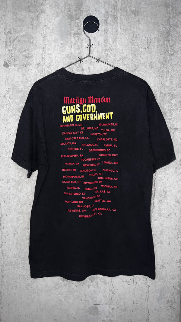 MARILYN MANSON GODS, GUNS, AND GOVERNMENT TOUR TEE
