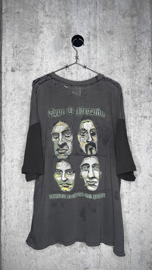TYPE O NEGATIVE LITTLE MISS SCARE ALL TEE | THRASHED FADER | WHITE DOPES ON PUNK