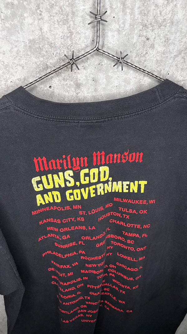 MARILYN MANSON GODS, GUNS, AND GOVERNMENT TOUR TEE