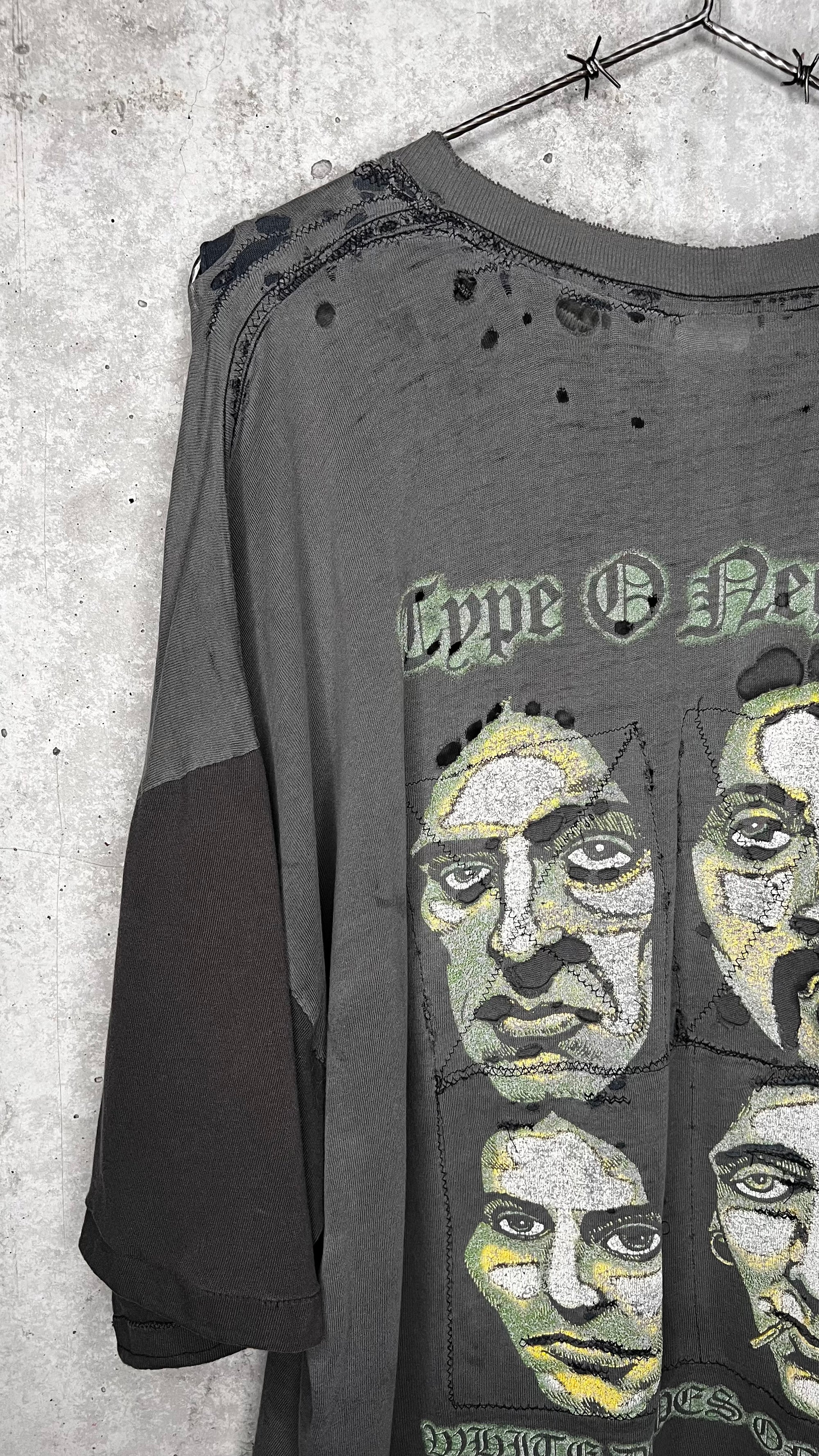 TYPE O NEGATIVE LITTLE MISS SCARE ALL TEE | THRASHED FADER | WHITE DOPES ON PUNK