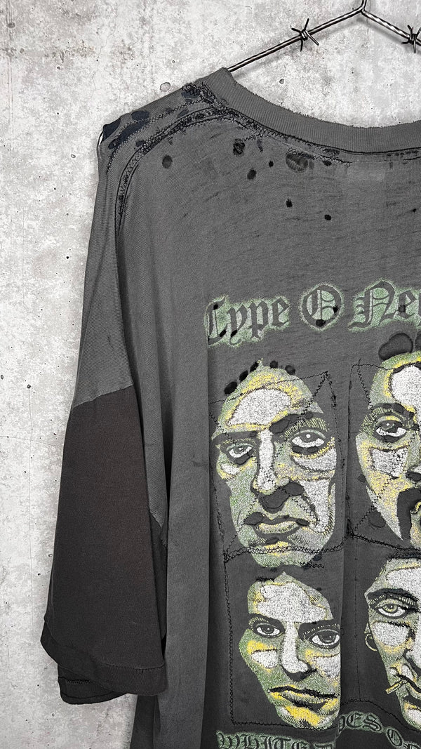 TYPE O NEGATIVE LITTLE MISS SCARE ALL TEE | THRASHED FADER | WHITE DOPES ON PUNK