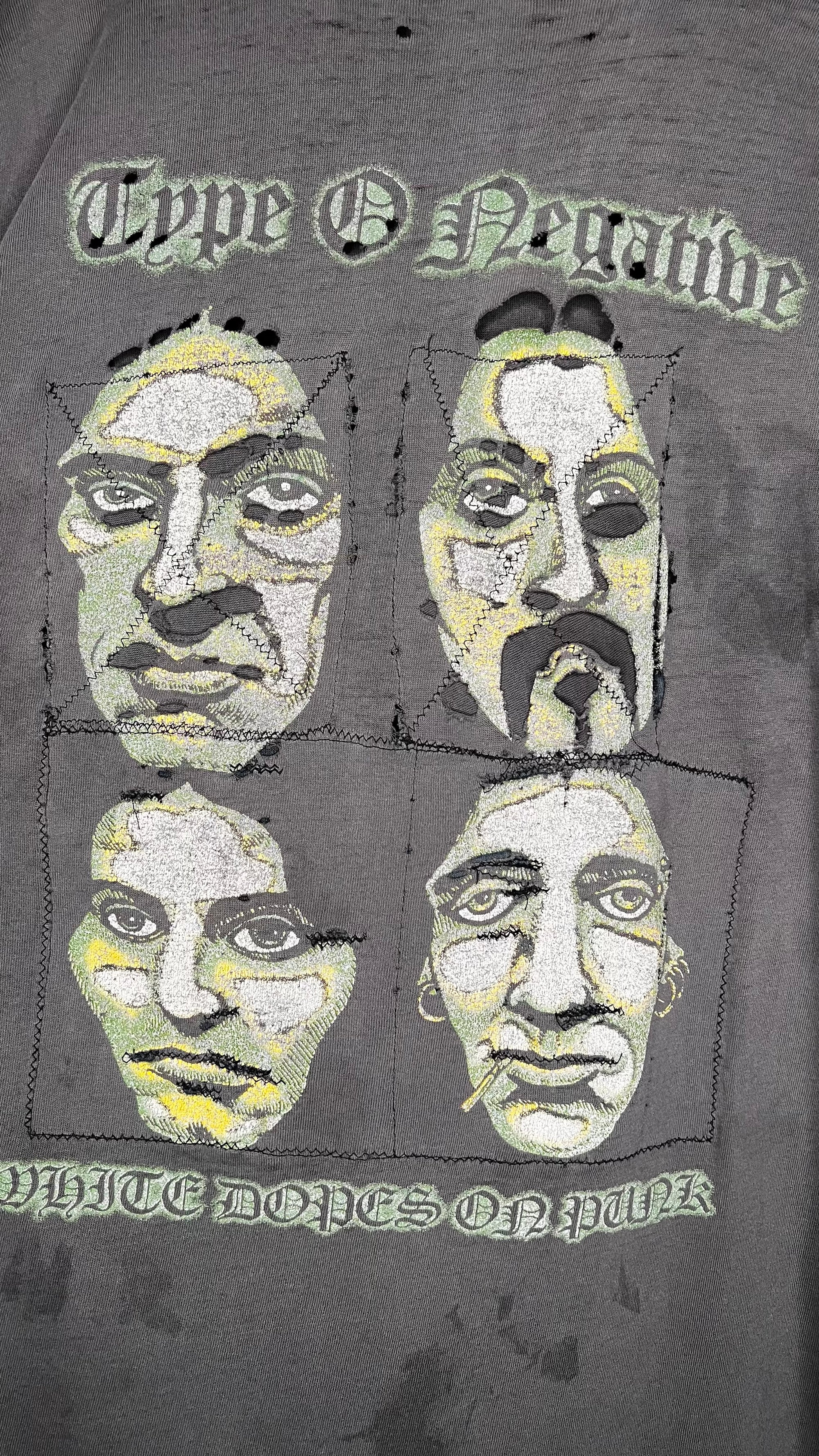 TYPE O NEGATIVE LITTLE MISS SCARE ALL TEE | THRASHED FADER | WHITE DOPES ON PUNK