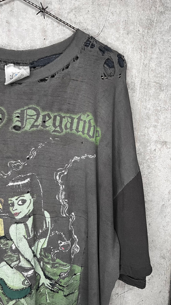 TYPE O NEGATIVE LITTLE MISS SCARE ALL TEE | THRASHED FADER | WHITE DOPES ON PUNK