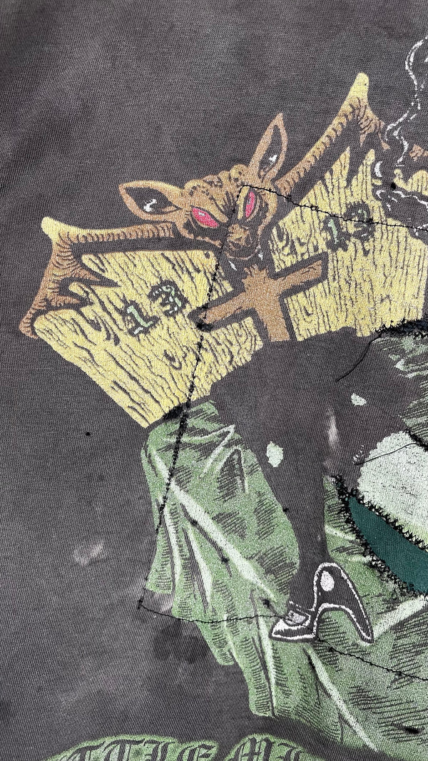 TYPE O NEGATIVE LITTLE MISS SCARE ALL TEE | THRASHED FADER | WHITE DOPES ON PUNK