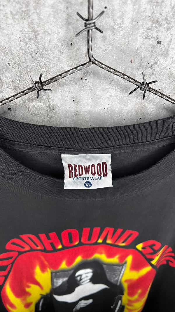 BLOODHOUND GANG RARE FIRE WATER BURN SINGLE ART TEE | FLAMING NUN | BURN MOTHERFUCKER BURN